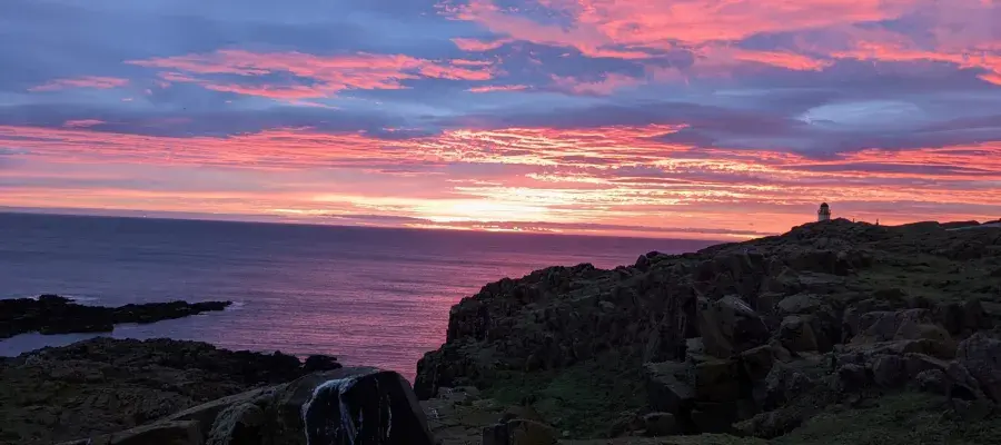Isle of May sunset