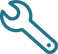 line drawing of a spanner